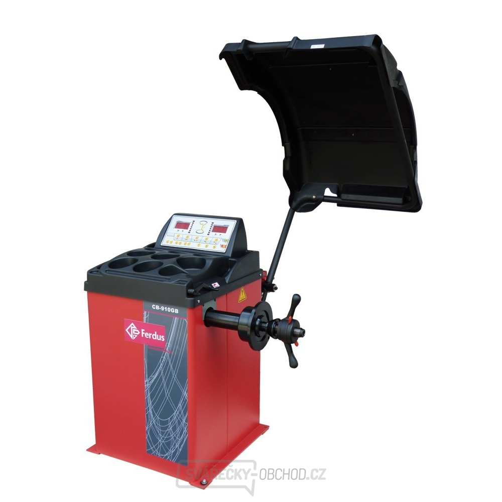 Vyvažovačka automobilových kol CB910GB, 10"-24", displej, kompaktní rozměry
