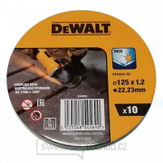 Řezný kotouč 125 x 1,2mm, 10ks DeWALT DT43922 Náhled