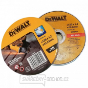 Řezný kotouč 125 x 1,2mm, 10ks DeWALT DT43922 Řezný kotouč 125 x 1,2mm, 10ks DeWALT DT43922 gallery main image