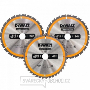 Sada 3ks pilových kotoučů 216x30mm (2xDT1952, 1xDT1953) DeWALT DT1962 Sada 3ks pilových kotoučů 216x30mm (2xDT1952, 1xDT1953) DeWALT DT1962 gallery main image