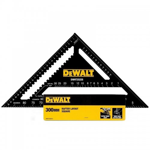 Levně Úhelník pro tesaře – 30 cm DeWALT DWHT25228-0 DWHT25228-0