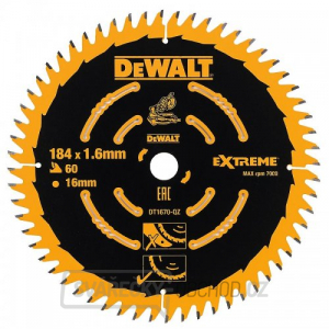 Pilový kotouč 184x16mm 60z ABT +7° DeWALT DT1670 gallery main image