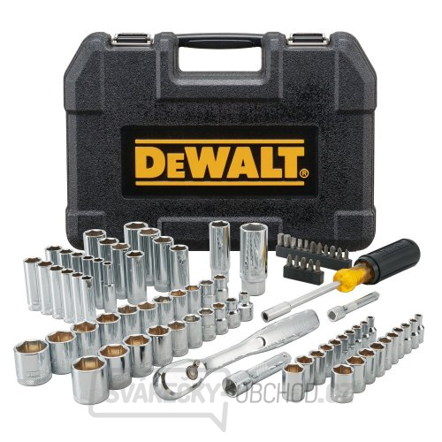 84dílná sada s ráčnou 1/4" a 3/8" DeWALT DWMT81531-1