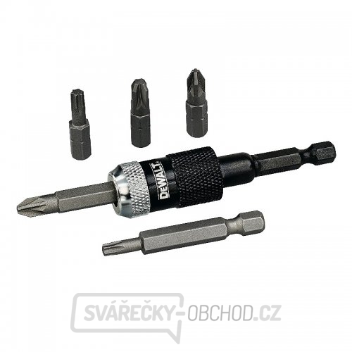 6dílná sada bitů a rychloupínacího nástavce DeWALT DT71514