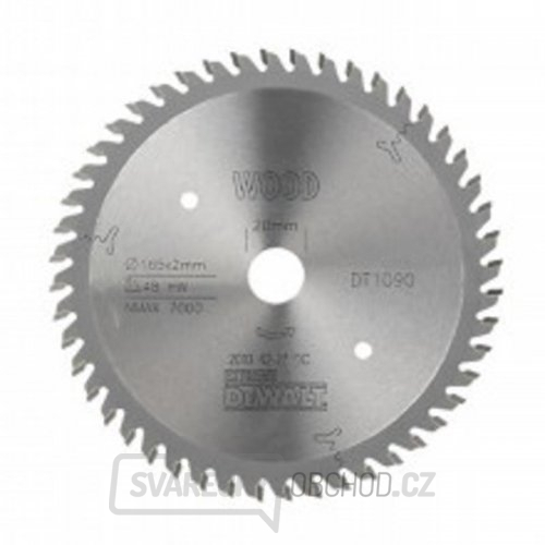 Pilový kotouč pro ponorné pily 165x20mm 48z ATB 0° DeWALT DT1090 Pilový kotouč pro ponorné pily 165x20mm 48z ATB 0° DeWALT DT1090 gallery main image