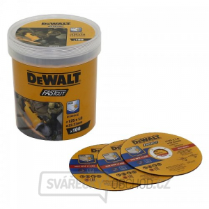 Kotouč na nerezovou ocel 125x1,0 mm 100ks DeWALT DT20540 Kotouč na nerezovou ocel 125x1,0 mm 100ks DeWALT DT20540 gallery main image