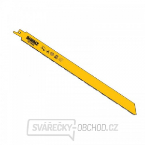 Pilový plátek na cihly, bloky, keramiku, laminát, měkkou ocel a dřevo s hřebíky pro mečové pily 228mm DeWALT DT2333