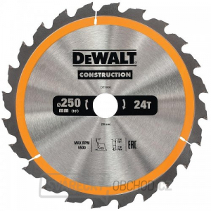 Pilový kotouč 250x30mm 24z ATB 10° DeWALT DT1956