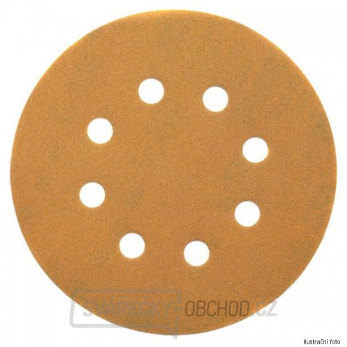 Brusný kotouč suchý zip pro excentrické brusky K240 125mm 10ks DeWALT DT3107