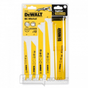 12-ti dílná sada pilových plátků na dřevo a kov DeWALT DT2441 gallery main image