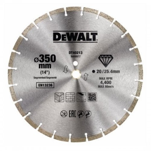 Levně Diamantový kotouč 350mm DeWALT DT40213 DT40213
