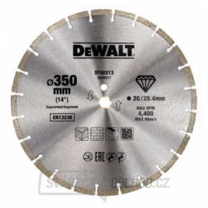 Diamantový kotouč 350mm DeWALT DT40213