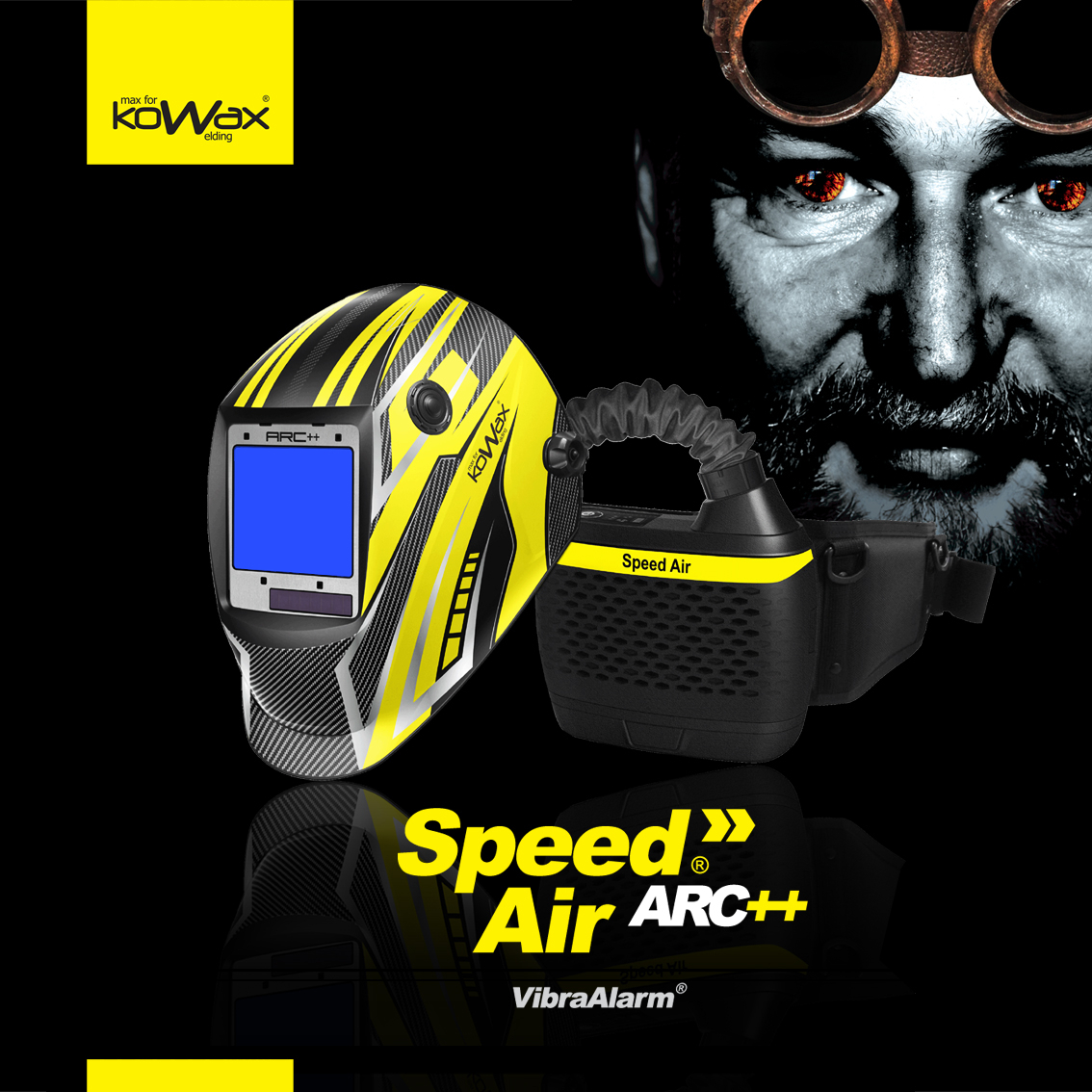 Levně KOWAX Filtračně ventilační jednotka Speed Air + kukla KWXSA820ARC++ KWXSAARCPP