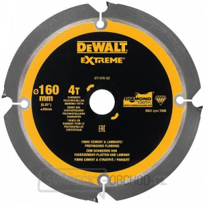 Pilový kotouč pro cementovláknité desky a laminát 160x20mm 4z DeWALT DT1470