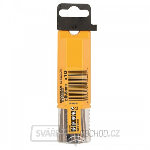 Vrták do kovu HSS-E COBALT 6,8×109mm (10ks) DeWALT DT4935