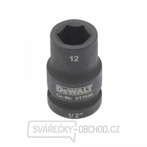 Nástrčná hlavice EXTREME IMPACT 1/2“ 19mm, krátká DeWALT DT7537