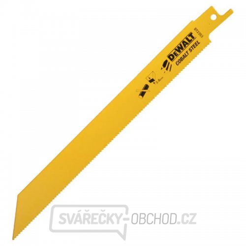 Pilový plátek na kov, plech, trubky a profily 3-8mm pro mečové pily 203mm 5ks DeWALT DT2353 Pilový plátek na kov, plech, trubky a profily 3-8mm pro mečové pily 203mm 5ks DeWALT DT2353 gallery main image