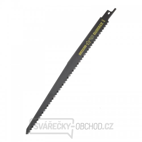 Pilový plátek na dřevo jemný, rychlý obloukový řez pro mečové pily 228mm 5ks DeWALT DT2363
