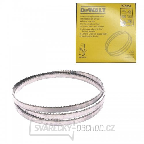 Pilový pás pro DW738/DW739 na dřevo vyřezávací 6mm DeWALT DT8483