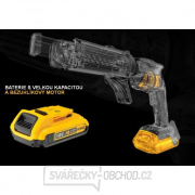 Aku bezuhlíkový šroubovák na sádrokarton 18 V Li-Ion 2x2,0 Ah DeWALT DCF620D2 Náhled