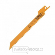 Pilový plátek demoliční na dřevo jemný, rychlý, obloukový řez pro mečové pily 152mm 5ks DeWALT DT2351 gallery main image