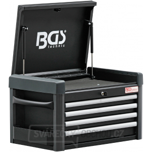 BGS 4112, Nástavec pro dílenský vozík PROFI | 4 zásuvky | prázdný BGS 4112, Nástavec pro dílenský vozík PROFI | 4 zásuvky | prázdný gallery main image