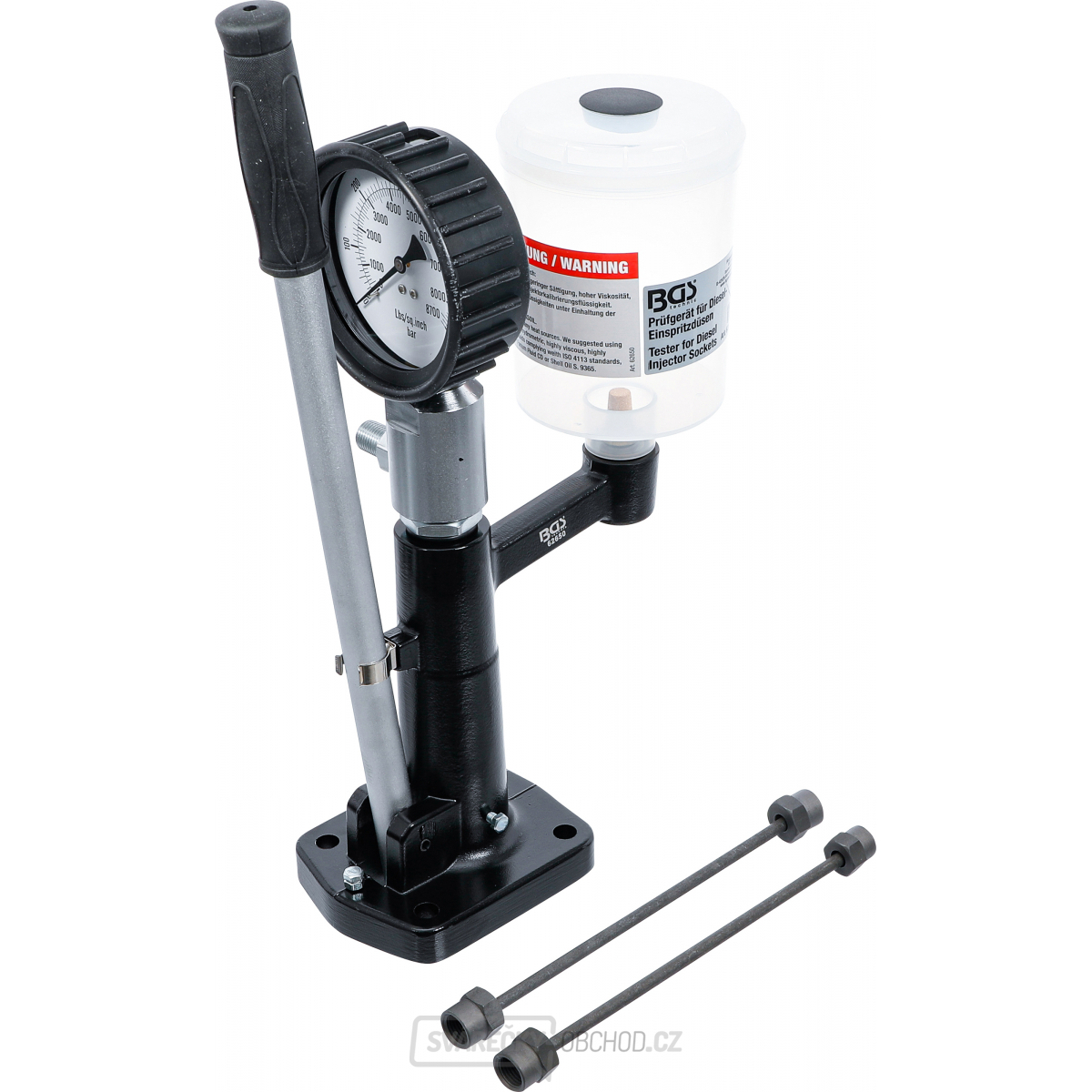 Tester vstřikovačů diesel, BGS 62650 Tester vstřikovačů diesel, BGS 62650 gallery main image
