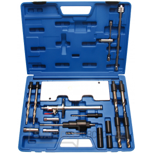 Sada pro opravu závitů žhavicích svíček | pro Audi, VW | 28dílná, BGS 8722 Sada pro opravu závitů žhavicích svíček | pro Audi, VW | 28dílná, BGS 8722 gallery main image