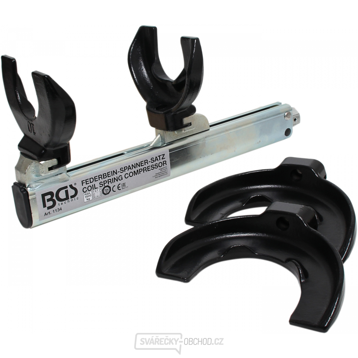 Sada stahováků spirálových pružin | 1500 kg BGS 1134