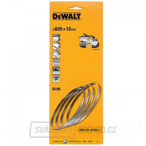 Bimetalový pilový pás 18 TPI pro DCS371 (4ks) DeWALT DT8461 Bimetalový pilový pás 18 TPI pro DCS371 (4ks) DeWALT DT8461 gallery main image