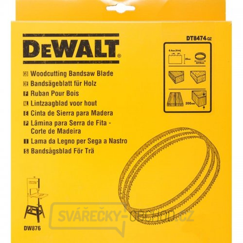 Pilový pás pro DW876 na dřevo a plasty přímý řez 20mm DeWALT DT8474