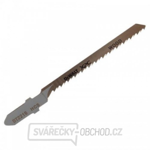 Pilový plátek tenký na dřevo do 15mm základní tvarový řez pro přímočaré pily 82mm 5ks DeWALT DT2216 gallery main image