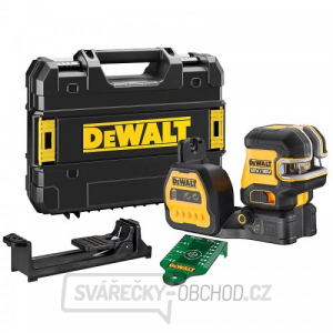 Aku zelený křížový laser s olovnicí 18V/12V bez aku DeWALT DCE822NG18