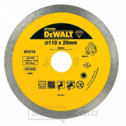 Dia kotouč pro řezačku obkladů DWC410 na řezání žuly 110x20mm DeWALT DT3715 gallery main image