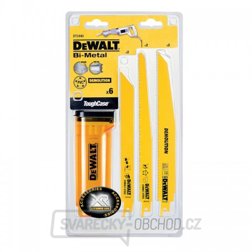 6-ti dílná sada pilových plátků na dřevo a kov DeWALT DT2440L 6-ti dílná sada pilových plátků na dřevo a kov DeWALT DT2440L gallery main image