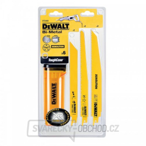 6-ti dílná sada pilových plátků na dřevo a kov DeWALT DT2440L