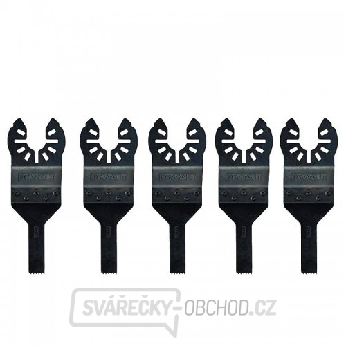 5 ks pilových listů pro řezání detailů 10mm x 43mm (5 x DT20706) DeWALT DT20726