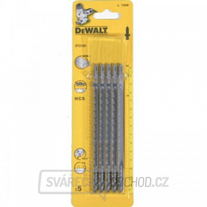 Pilový plátek na dřevo do 100mm přímý řez pro přímočaré pily 152mm 5ks DeWALT DT2169 gallery main image