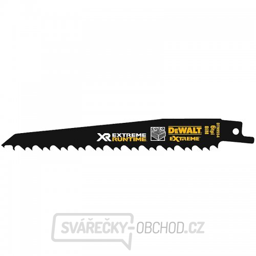 Pilový plátek demoliční na dřevo s hřebíky pro mečové pily 152mm 5ks DeWALT FLEXVOLT DT99554 Pilový plátek demoliční na dřevo s hřebíky pro mečové pily 152mm 5ks DeWALT FLEXVOLT DT99554 gallery main image