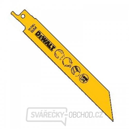 Pilový plátek na kov, plech, trubky a profily do 1,5mm jemný řez pro mečové pily 152mm 5ks DeWALT DT2385 Pilový plátek na kov, plech, trubky a profily do 1,5mm jemný řez pro mečové pily 152mm 5ks DeWALT DT2385 gallery main image