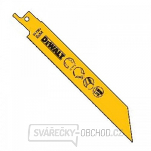 Pilový plátek na kov, plech, trubky a profily do 1,5mm jemný řez pro mečové pily 152mm 5ks DeWALT DT2385 Pilový plátek na kov, plech, trubky a profily do 1,5mm jemný řez pro mečové pily 152mm 5ks DeWALT DT2385 gallery main image