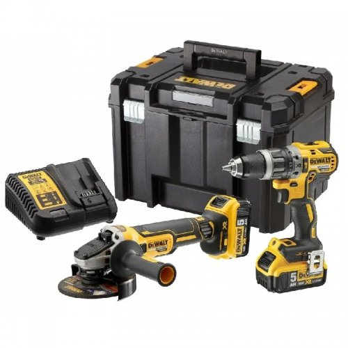 Levně Kombo sada aku nářadí 18V/2x5,0Ah DeWALT DCK2020P2T DCK2020P2T