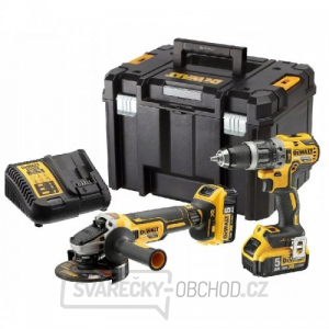 Kombo sada aku nářadí 18V/2x5,0Ah DeWALT DCK2020P2T