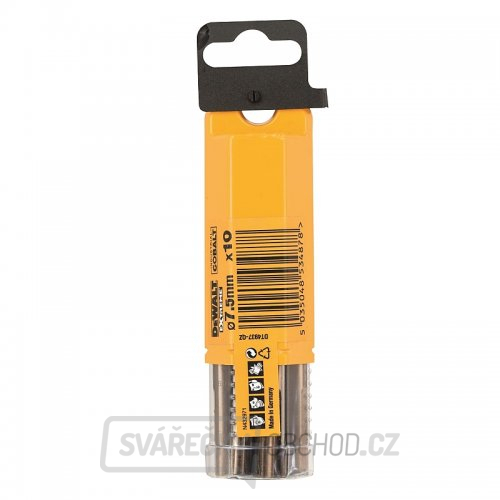 Vrták do kovu HSS-E COBALT 7,5×109mm (10ks) DeWALT DT4937
