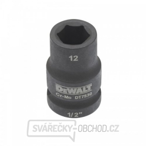 Nástrčná hlavice EXTREME IMPACT 1/2“ 18mm, krátká DeWALT DT7536