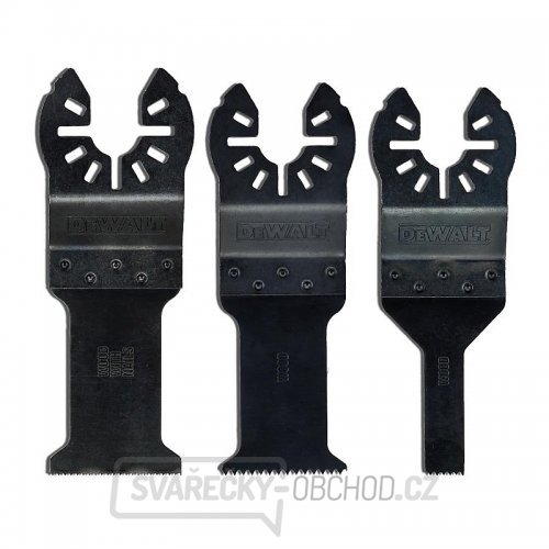 Sada 3ks listů pro řezání dřeva, dřeva s hřebíky a sádrokartonu a PVC DeWALT DT20713