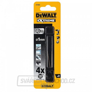 Vrták do kovu HSS-E COBALT 1,0x34mm (2ks) DeWALT DT4958