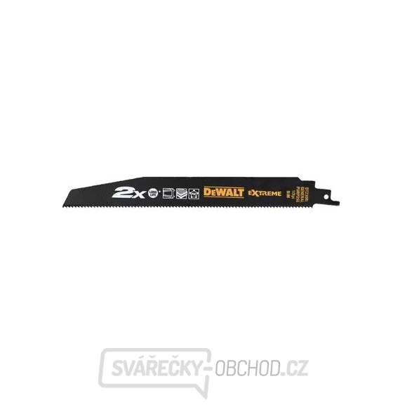 Pilový plátek demoliční na kov, plasty a vrstvené materiály rychlý řez pro mečové pily 228mm 5ks DeWALT DT2308