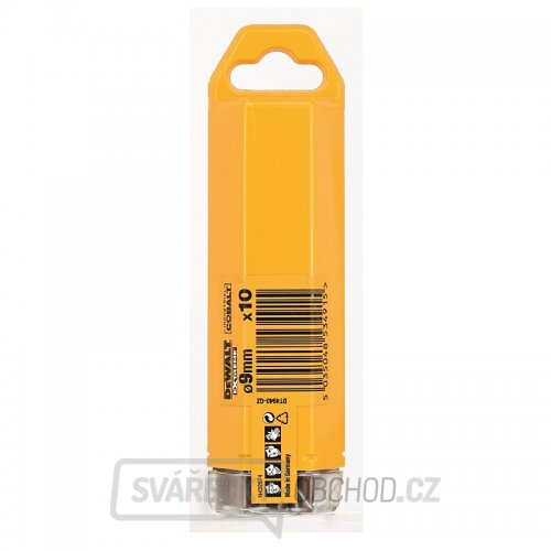 Vrták do kovu HSS-E COBALT 9×125mm (10ks) DeWALT DT4940