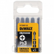 Sada Torsion bitů Ph3x50mm 5ks DeWALT DT7999T Sada Torsion bitů Ph3x50mm 5ks DeWALT DT7999T gallery main image